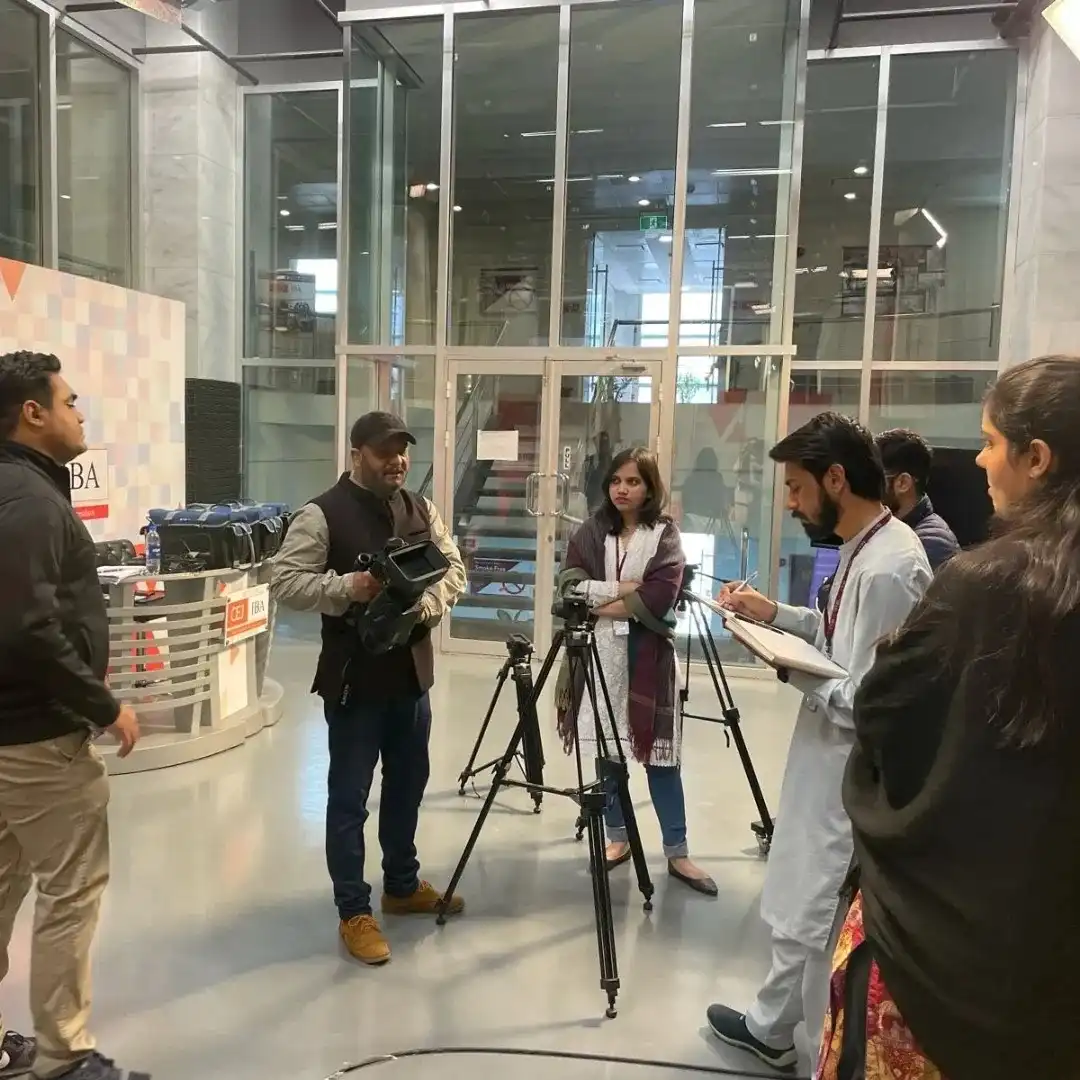 Lights, camera, action—an enriching broadcast journalism masterclass in full swing at CEJ-IBA